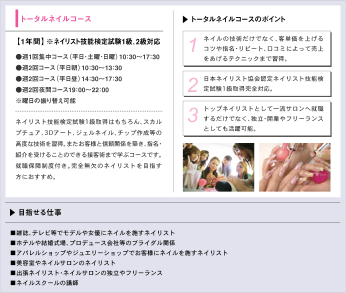 トータルネイルコース