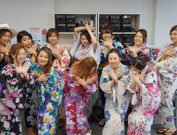浴衣全員集合写真